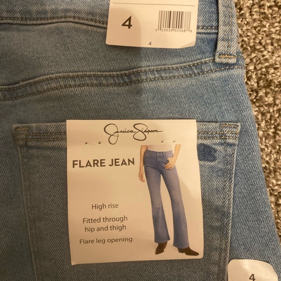 Jessica Simpson Light Blue Flare Jeans - Picture 7 of 10